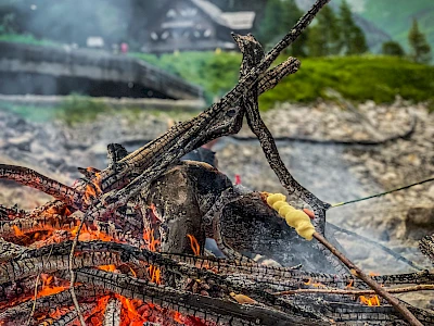Solstice bonfire